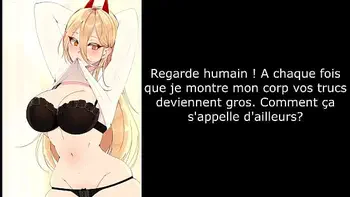 Hentai JOI FR Power chainsawman Assplay / Pissplay / Feet