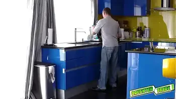 Teens Gina Valentina and Lilly Fords papas ramming their twats hard from behind