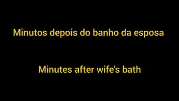 Pegadinha com minha esposa de olhos vendados deixei meu amigo tomar meu lugar para foder minha esposa