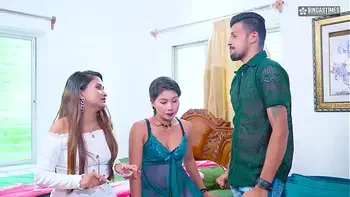 Desi boyfriend fucks both of his hot and sexy girlfriends together at the same time ( Hindi Audio )