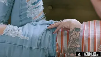 UP CLOSE - Lustful MILF Jesse Pony Strongly Desires To Get ROUGHLY WRECKED By Hung Stud! CUM ON ASS