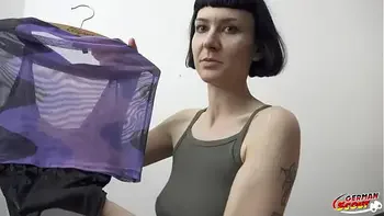 GERMAN SCOUT - Tall Skinny French Girl Delfine Dahlia Pickup and talk to Casting Fuck