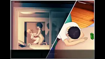 Durante uma noite de chuva, ligo para a minha namorada e tem um barulho estranho no apartamento do meu vizinho - NTR Online - Parte 13 - Final