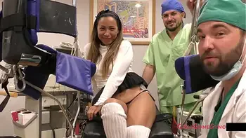 Latina Humiliated As Husband Watches Doctor Preforms Immigration Physical - GirlsGoneGyno Reup