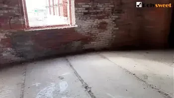 Fucked her BF in an abandoned building (Pegging)