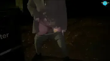 Street Girl flashing