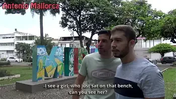 Showing How To Pick Up Hot Girls In Public To My Colombian Friend - Brian Evansx & Silvana Lee