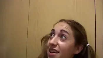 Student Lara reluctantly fucks her for the first time