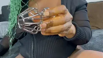 Sexy milf fingers Her Butthole until it Gapes wide open