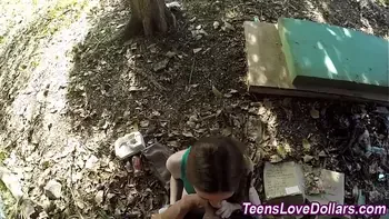 Teen swallow cum for cash