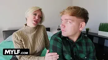 Big Titted Stepmom Lets Hung Stepson Pound the Fuck Out of Her Tight Pussy - MYLF