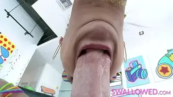 SWALLOWED Eliza Ibarra loves sloppy wet blowjobs