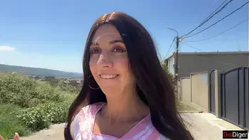 Lucky Anime Girl has a Double Penetration Gangbang and Bukkake - Public Cumwalk Covered in Cum