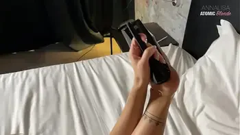 Blonde Slut Gets Fucked in a Lap Dance Club After Her Show