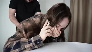 Fucking my stepsister while she's on the phone.