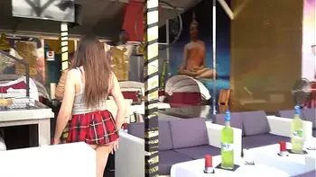 I fuck a french Pornstar Luna Rival with Hairy Pussy in a night club