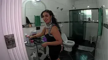 A estreia da Milf Dandara Moraes na mansão do Ted com muita putaria