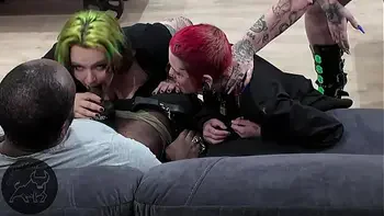 Trans becomes a cuckold with a Femdom pegging them