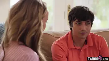 Mature big boobs MILF stepmom needs stepsons help paying the bills