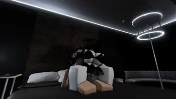 Fucking with my busty goth friend in roblox