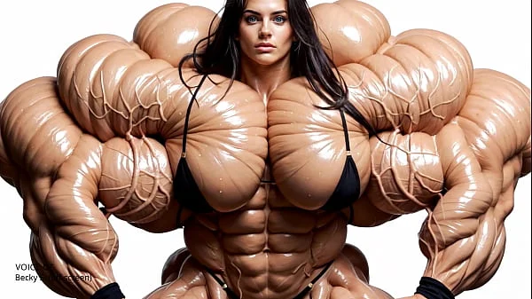 How big can she get? Pump Factory brings massive muscle growth to subject Natasha
