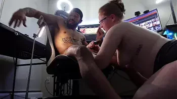 White girl gets sloppy with Black Dick and swallows Cumshot pt1