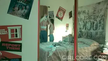 GIRLCORE Nerdy Lesbians Blinded By Science & Hot Virtual MILF