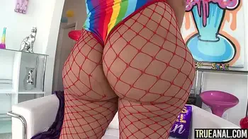 TRUE ANAL Stuffing Valentina Jewels big round ass