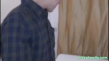 Stepmom Britney Amber sex with big dick stepson