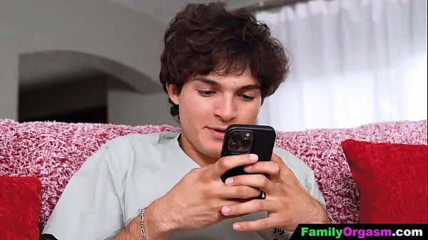 FamilyOrgasm - Pervert Step Mommy Dumps her Husband in the Same Couch