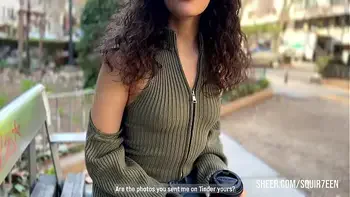 Curly slutty girl from Tinder let me do any I want with her