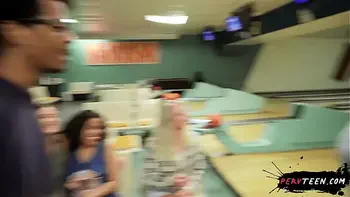 Fucking Sneaky in the Bowling Alley and Getting Filmed