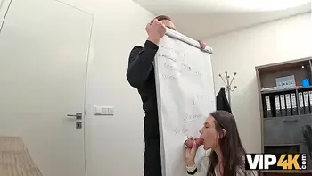 VIP4K. My first experience with OFFICE GLORY HOLE