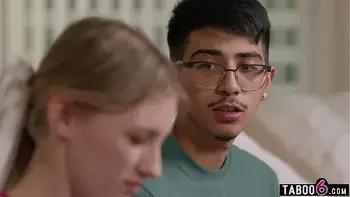 Shy virgin guy fucks the most popular teen cheerleader Melody Marks