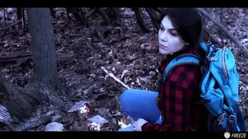 Girl Gets Lost in the Woods - Valentina Nappi Frozen in Time and Facefucked