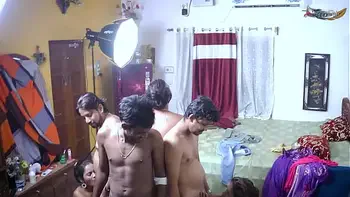 FOUR LOCAL MARRIED BAHBHI HARDCORE GANGBANG SEX WITH LOCAL BOYS IN BOY'S HOSTEL ( HINDI MOVIE )