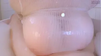 OMG! Big Titty Fuck With Soapy Tits! Best Natural Tits in Porn | LilyKoti