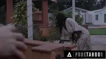 PURE TABOO Possessed Housewife August Skye DRAINS Local Boy & Her Husband Of CUM After Spider Bite!