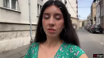 If you lose the game - You will have to walk with cum on your face in public! - Cumwalk