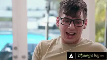 MOMMY'S BOY - Excited Graduating MILFs REVERSE GANGBANG Their Photographer To Celebrate The Occasion