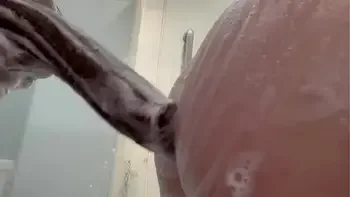 Mom left the house, and she couldn't wait - stepdaughter's fantasy became real when stepdad's massive 12-inch BBC slid into her tight hole, giving her hard anal she secretly craved, moaning under the hot shower water.