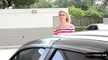 Innocent Stranded Teen Gets Banged in the Car