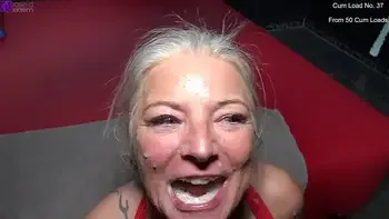 My XXL Blowjob Bukkake and Cum Swallowing Event in an Adult Market! Chapter 5 (CumLoad 34-42)