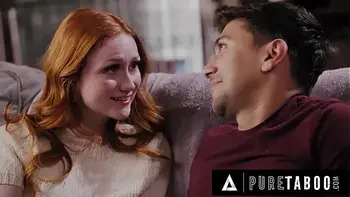 PURE TABOO Furious MILF Serene Siren Caught Stepson Fucking Stepsister Scarlet Skies On Security Cam