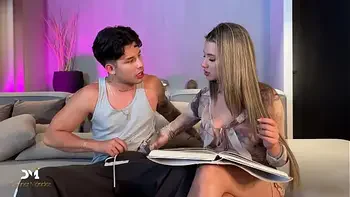 Classmates have passionate sex - Danner Mendez & Ambar Prada