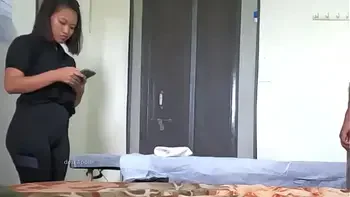 Dick flashing to thailand massage girl