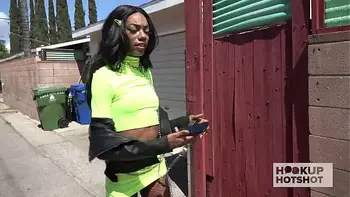 Petite Fuck Toy Chenal Skye Takes Bryan Gozzling's Meat Up The Ass!