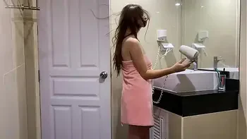 Stepbrother Films Sex With Stepsister Again, This Time in the Bathroom