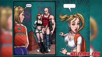 Midnight at red light district! Anacondas porn comics!