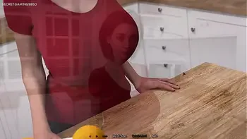 Summer Heat By Naughty Fox Games - Sneaky Quiet Sex With Huge Boobs Stepsis While Stepmom is in The Other Room